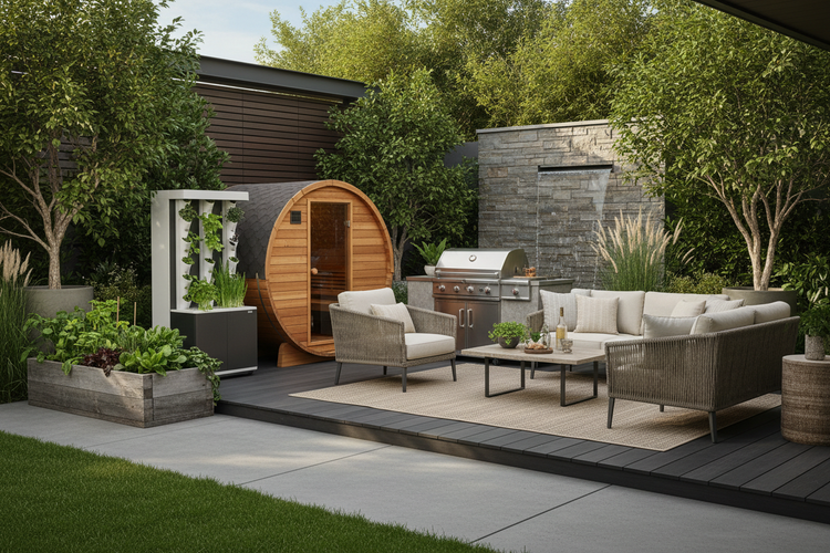 Outdoor Wellness Lifestyle Scene
