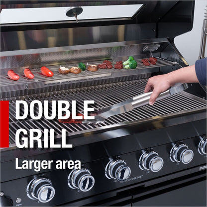 46-Inch Deluxe Stainless Steel Gas Outdoor Kitchen Island Grill